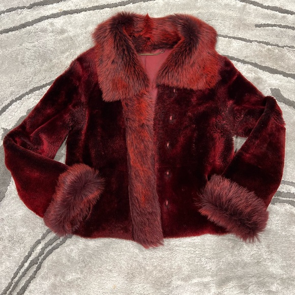 Viaveneto  Lamb  Sherling  reversible, stylish coat🔥 - Picture 4 of 16
